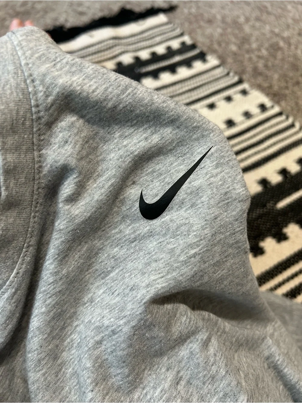 ✔️NIKE Mens The Nike Tee Heather Gray T-Shirt Dri-Fit Crew Neck - XL
